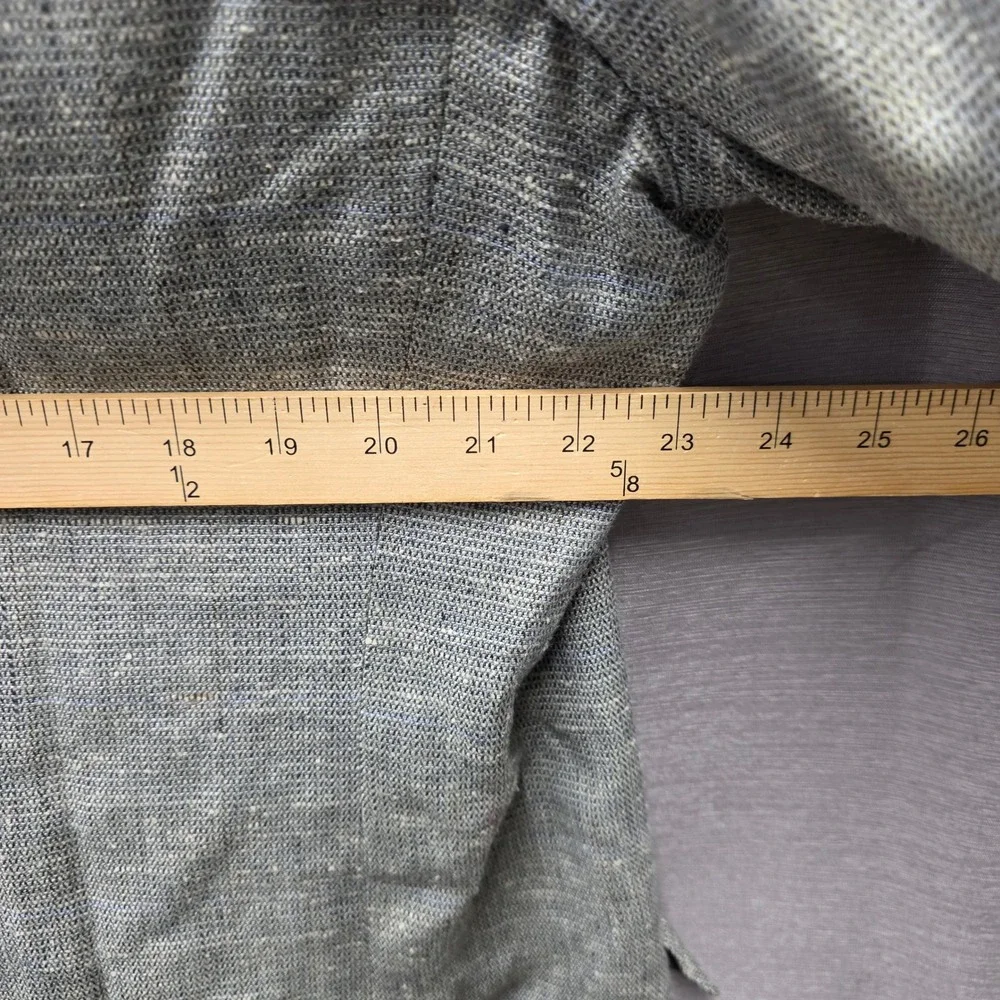 Christian Dior Monsieur Vintage Gray Blue Textured Two Button Blazer Sport Coat
